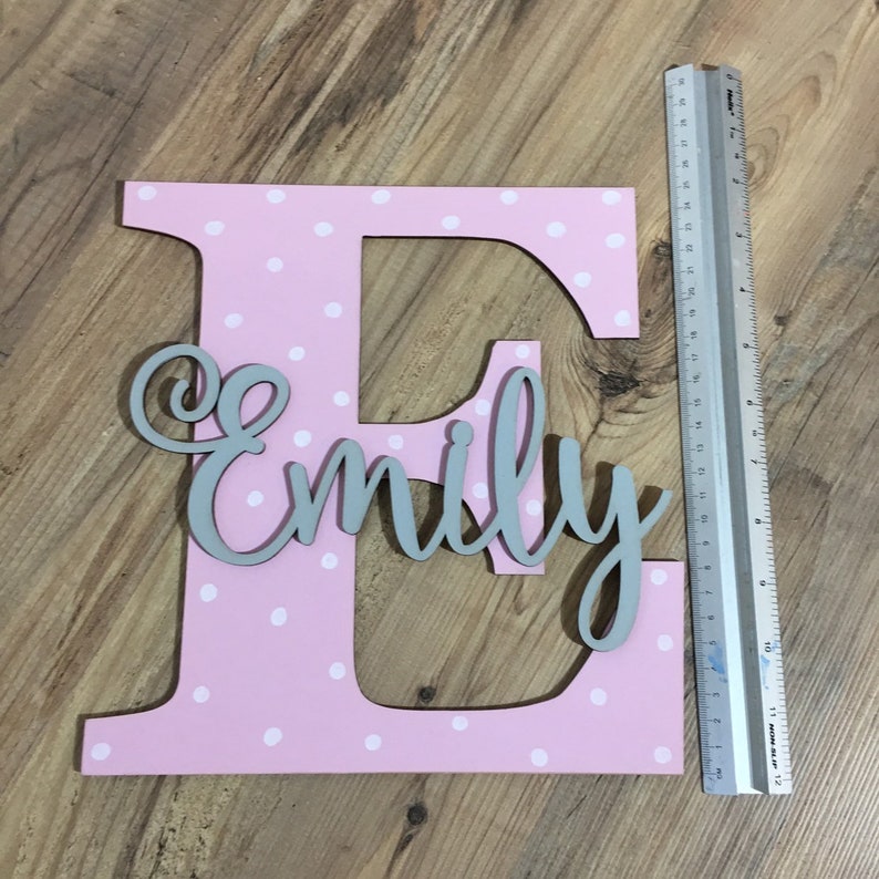 Nursery Wall Letters Wooden Wall Letter Nursery Decor Etsy