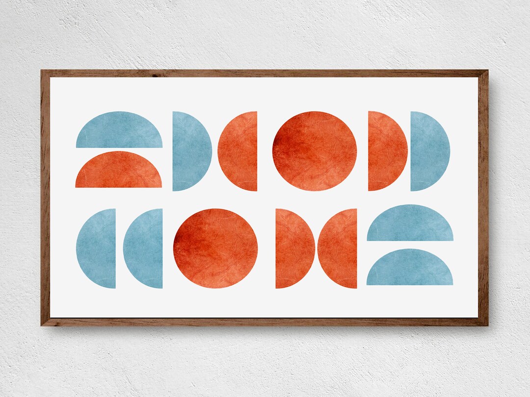 Samsung Frame TV Art Geometric Digital Art Abstract Etsy