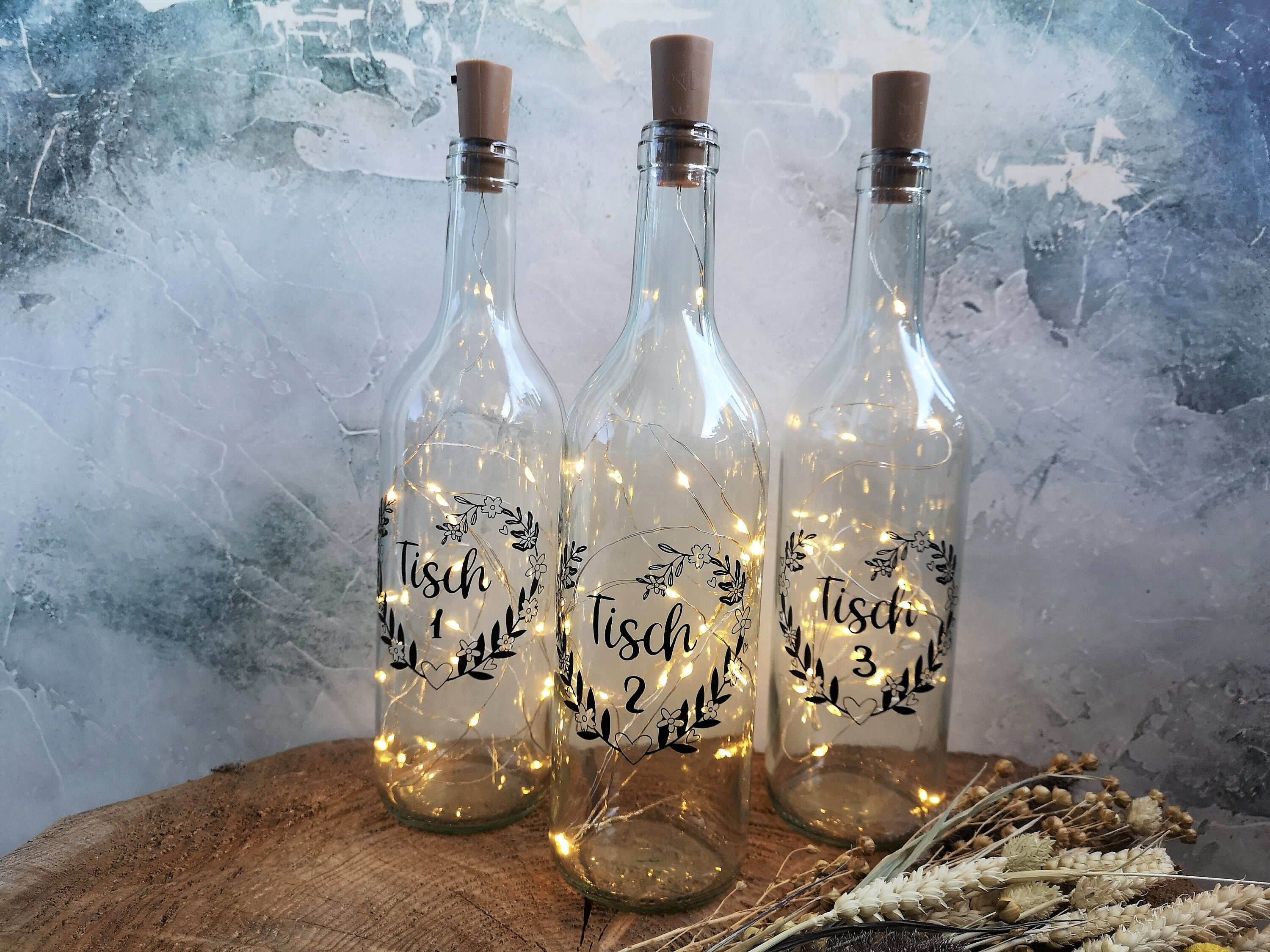Beleuchtete flasche