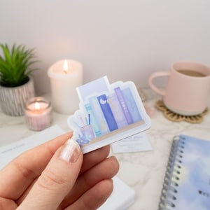 Secret Books Magnetic Bookmark - Pastel Page Marker, Book Lover Gift, Planner Accessory, Cute Stationery