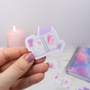 Air Journal Magnetic Bookmark - Page Marker, Book Lover Gift, Planner Accessory, Cute Stationery