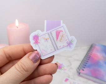 Air Journal Magnetic Bookmark - Page Marker, Book Lover Gift, Planner Accessory, Cute Stationery