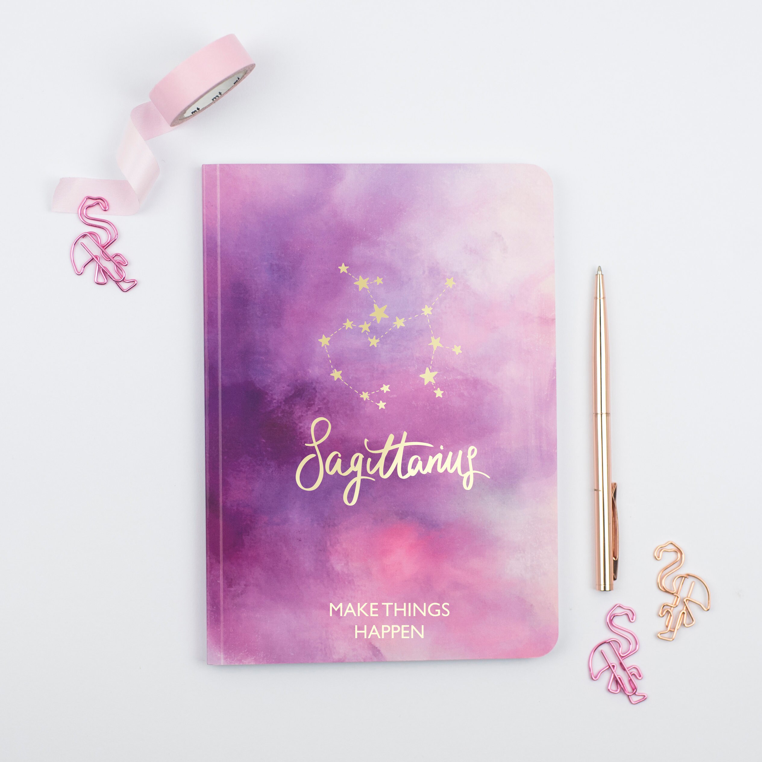 Personalised star sign notebook zodiac notebook Etsy