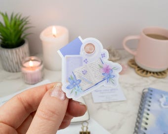 Secret Notes Magnetic Bookmark - Pastel Page Marker, Book Lover Gift, Planner Accessory, Cute Stationery