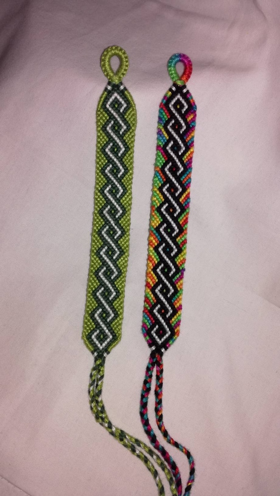 Free crochet patterns and DIY, crochet charts: ZigZag Bracelets