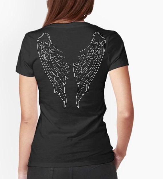 angel wings tshirt