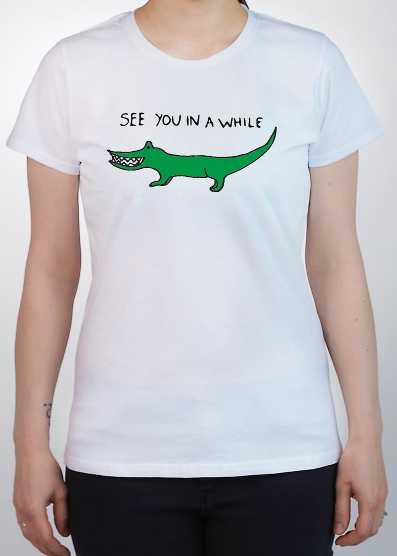 crocodile design t shirt