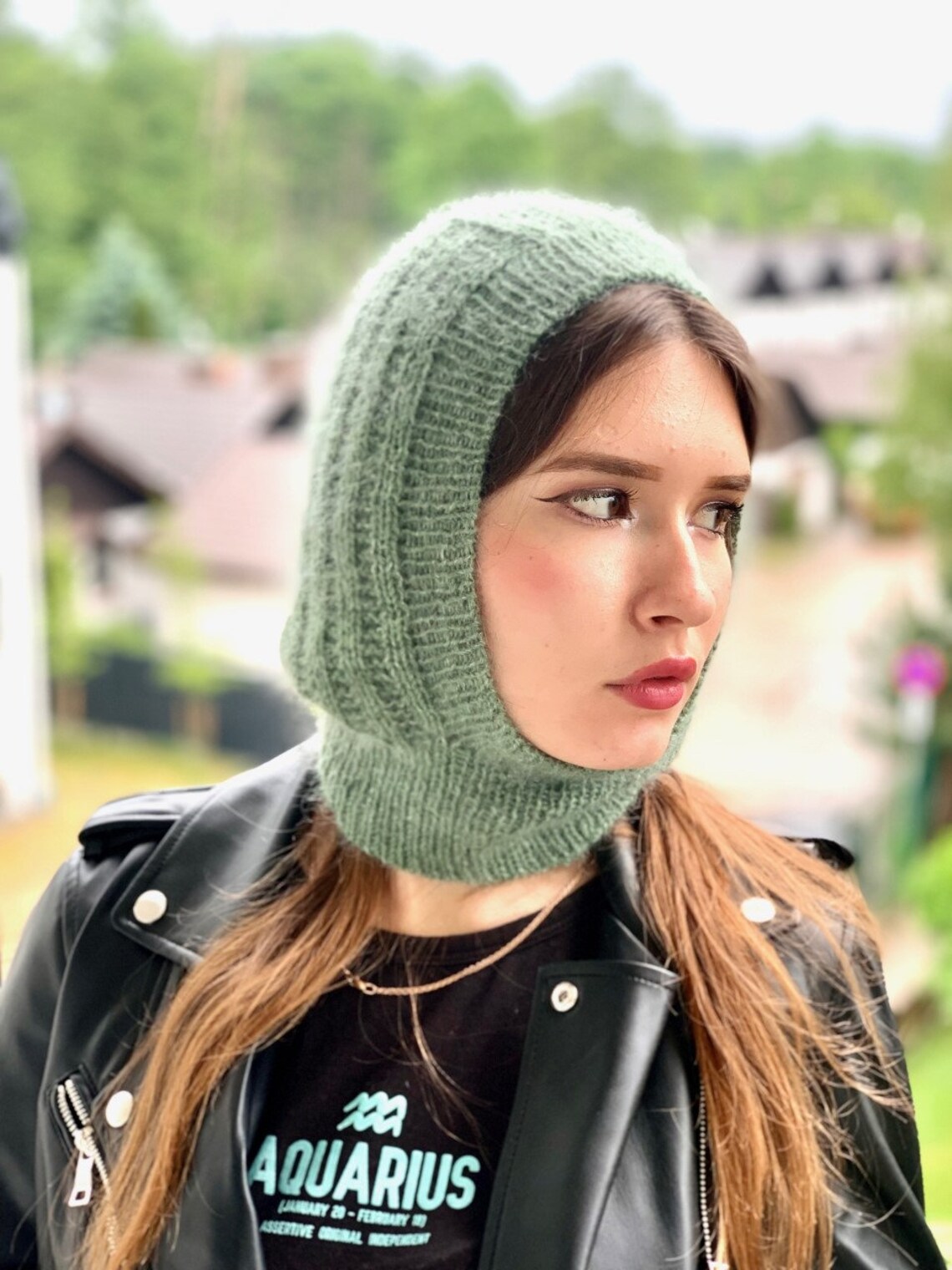 Balaclava KNITTING PATTERN for Women Instant Download PDF Etsy