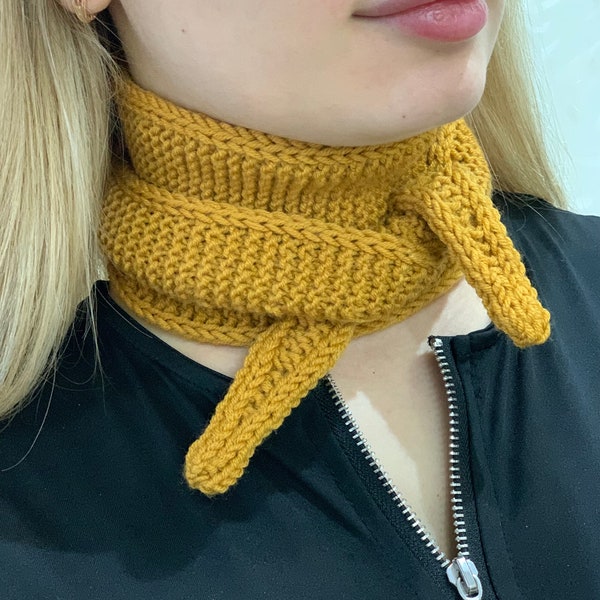 Sophie scarf, Elegant Neck Scarf - Stylish and Versatile Accessory, wool Schal, light scarf, soft scarf, Skinny scarf, mini scarf, headband