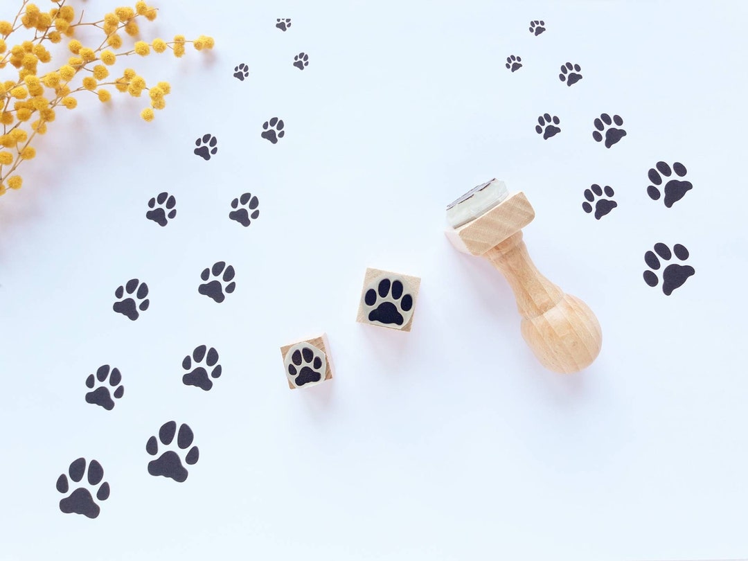 Pet Paw Print Stamp, Dog Paw Stamp, Cat Paw Stamp, Puppy Paw Stamp, Cat
