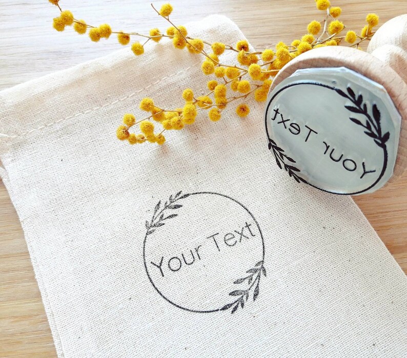 Custom FABRIC LOGO Stamp Clothing Logo Stamp Face Mask Etsy