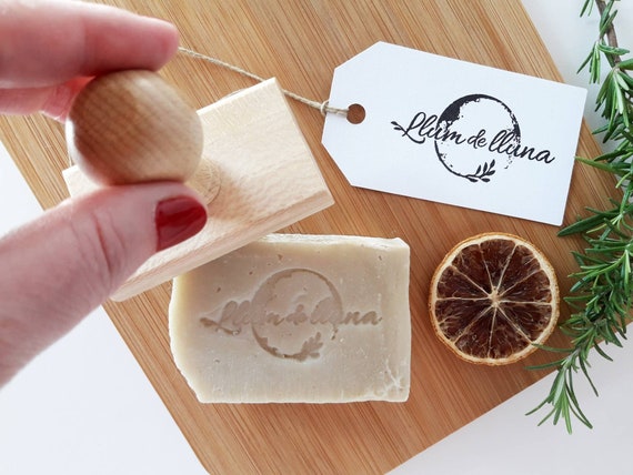 Custom SOAP Stamp With Your LOGO, Acrylic Stamp, Artisan Makers