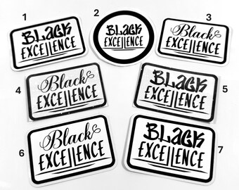 Black Excellence Stickers