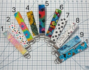 FREE Shipping! Cute Limited Edition Design key fob key chain lanyard wristlets! FREE Shipping!