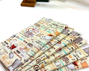 Coffee Lovers Eco Towel Reusable Paperless Paper Towel Sets | Un-paper towels | Kitchen - Home - Dorm - RV - Travel & More - FREE Shipping!