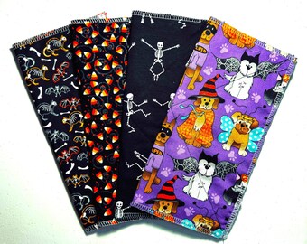 Customizable Select Your Set Halloween Themed Holiday Eco Friendly Reusable Paperless Paper Towel Sets | Un-paper towels | Napkins