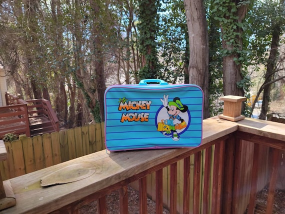 Vintage Disney Mickey Mouse Suitcase 