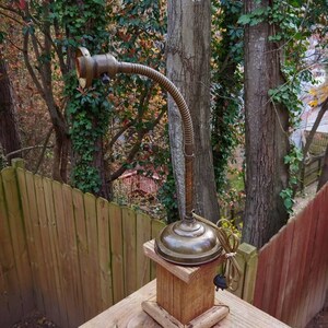 Vintage Faries Industrial Adjustable Gooseneck Art Deco Steam Punk Lamp
