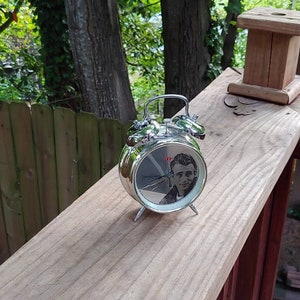Vintage 1980s James Dean Alarm Clock