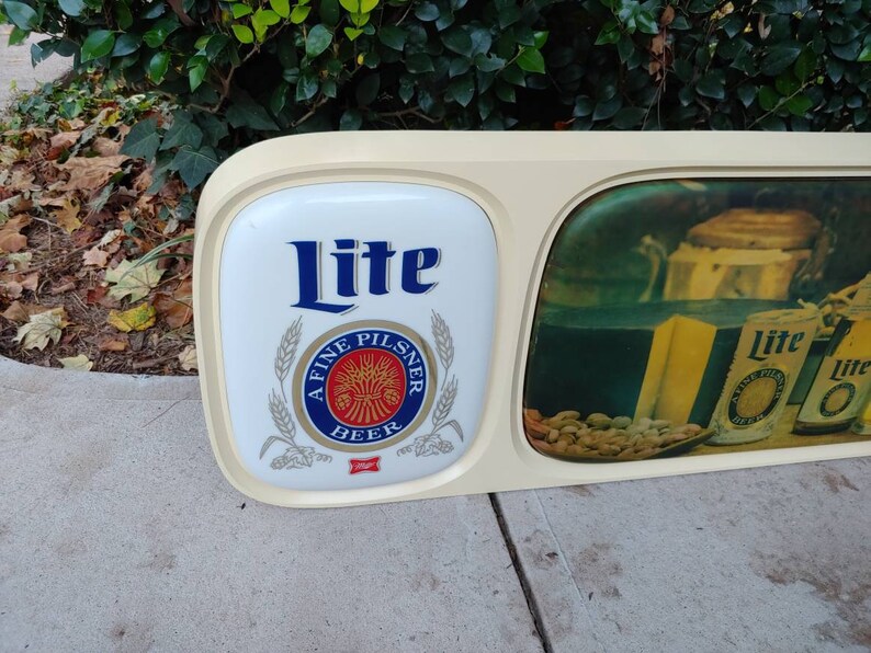 vintage miller lite light up sign