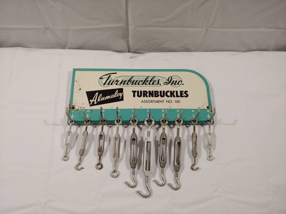 Vintage Turnbuckle Inc Alumaloy Turnbuckle Assortment No 100 Etsy