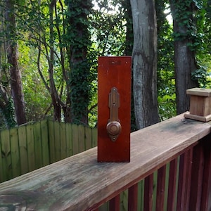 Vintage Art Deco Yale & Towne Lock Door Knob Salesman Sample Display