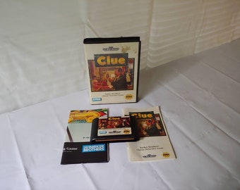 Original Sega Genesis Clue CIB With Poster Authentic