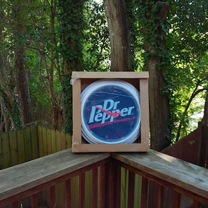 Vintage NOS Dr Pepper 20&quot; Neon Advertising Promotional Clock