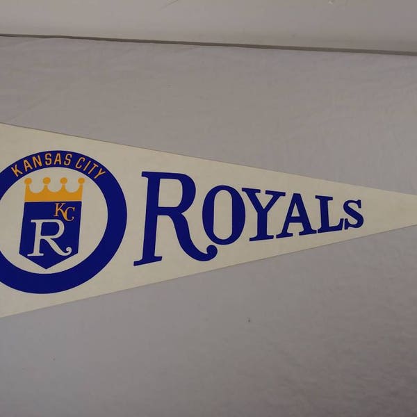 Vintage MLB Kansas City Royals Pennant Banner/Flag