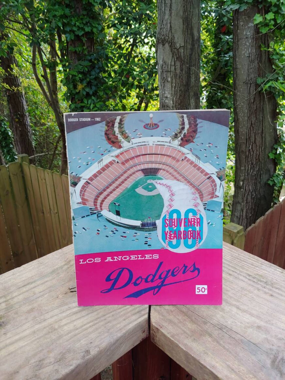 Vintage Los Angeles Dodgers LA Dodgers Stadium 1961 Souvenir Etsy