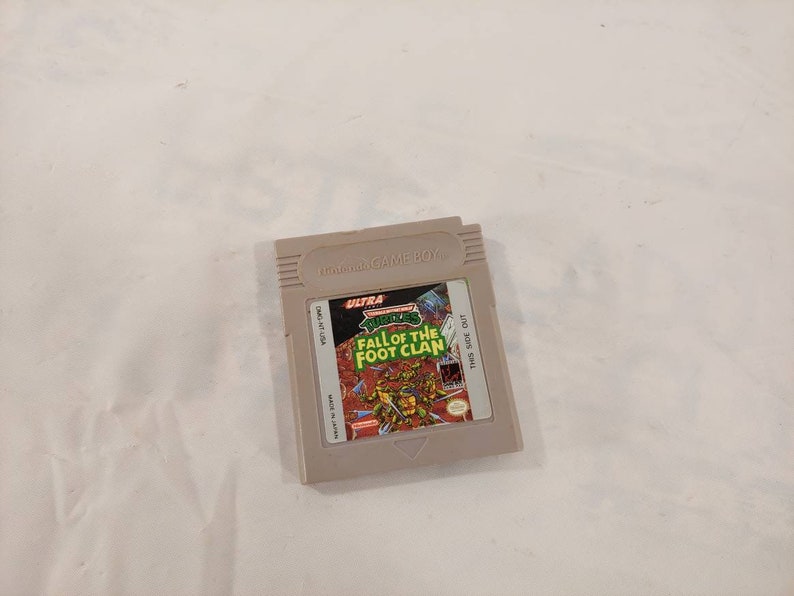 Original Gameboy Teenage Mutant Ninja Turtles TMNT Fall of the Foot Clan