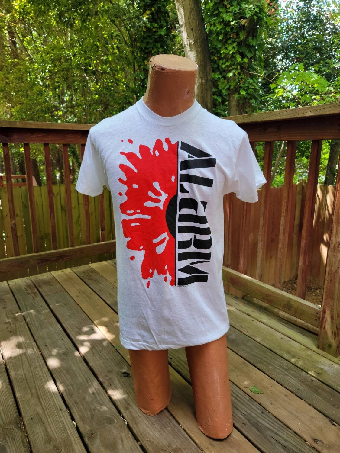 Vintage Alarm Spirit Of 76' In 86' Tour T-Shirt 1986