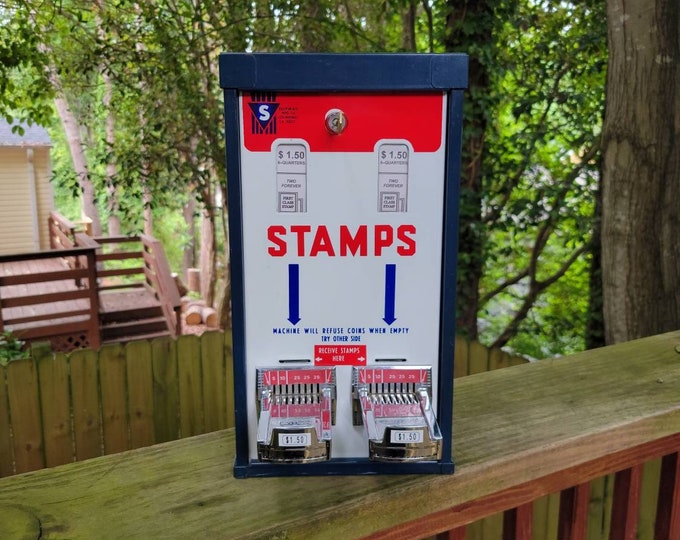 Vintage Shipman US Post Office Porcelain Stamp Machine USPS Etsy