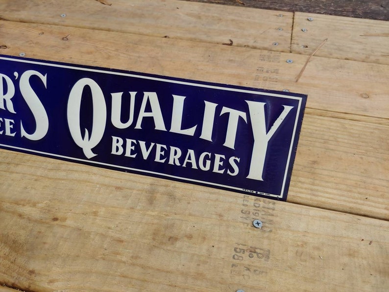 Vintage RARE Rutter's Fort Lee Quality Beverages Embossed Etsy