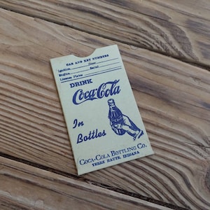 Funda para licencia de conducir de Terre Haute, Indiana, con diseño vintage de Coca Cola