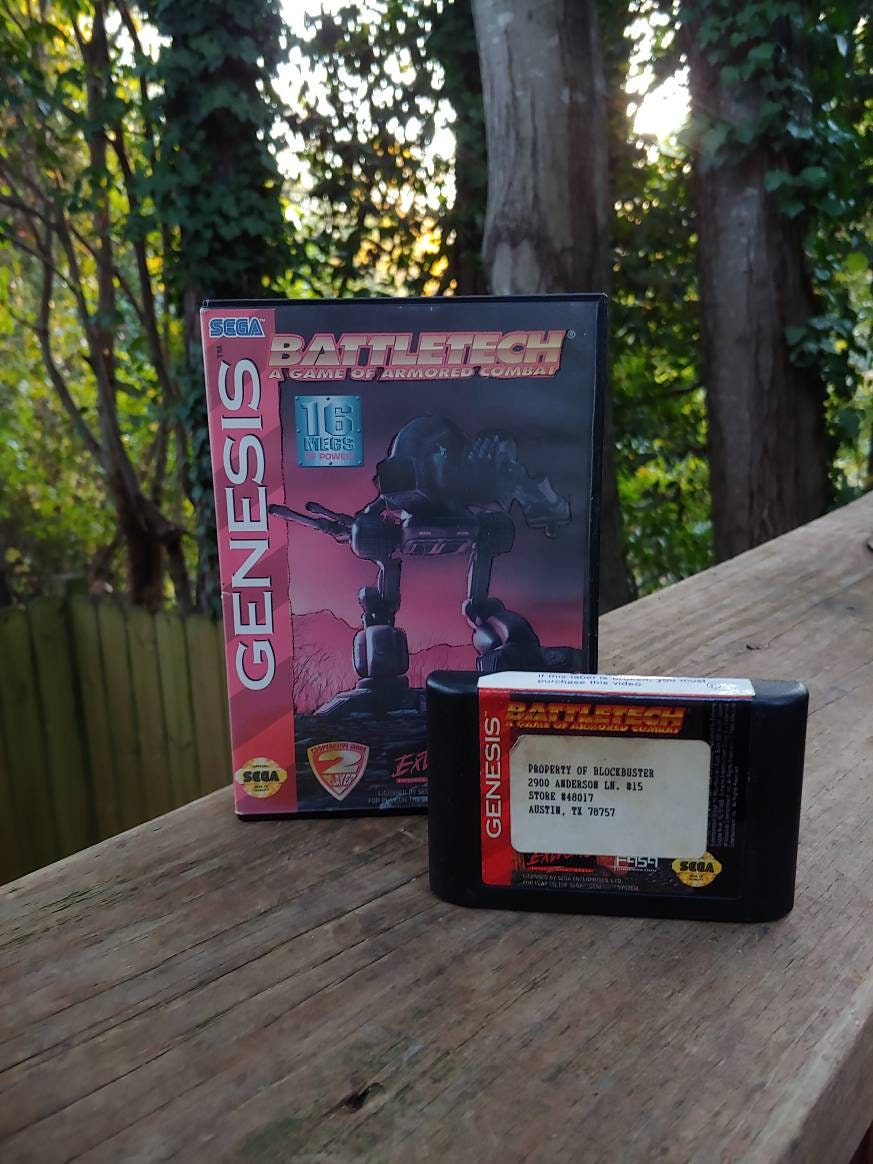Original Sega Genesis Battletech A Game of Armored Combat - Etsy