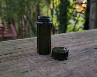 Vintage US Military Match Safe Waterproof Match Holder