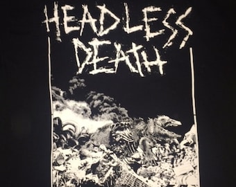 HEADLESS DEATH - "Hideous Warning x Croc-coin" tshirt