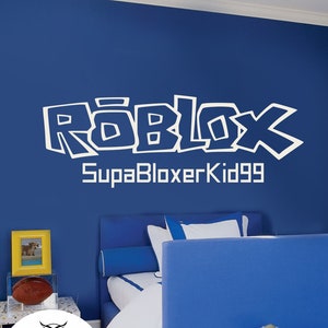 Roblox Decal Custom Gamertag Or Text Etsy