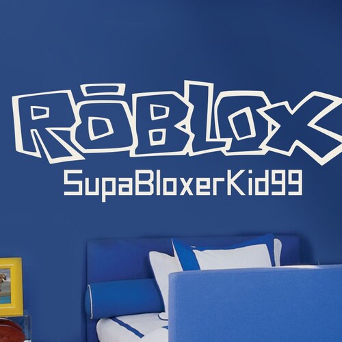 ROBLOX Decal Custom Gamertag or Text Etsy