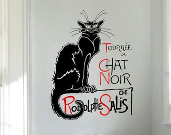 Wall Decal - Le Chat Noir (The Black Cat)