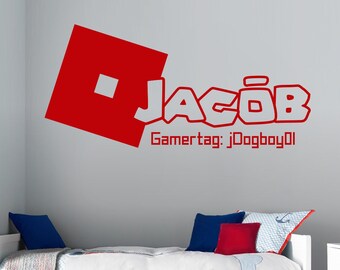 Roblox Etsy - roblox custom name decal