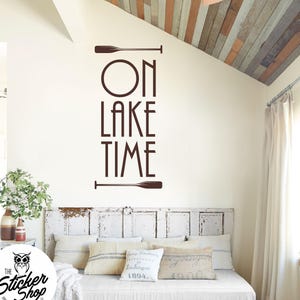 Lake House Decal On Lake Time image 1