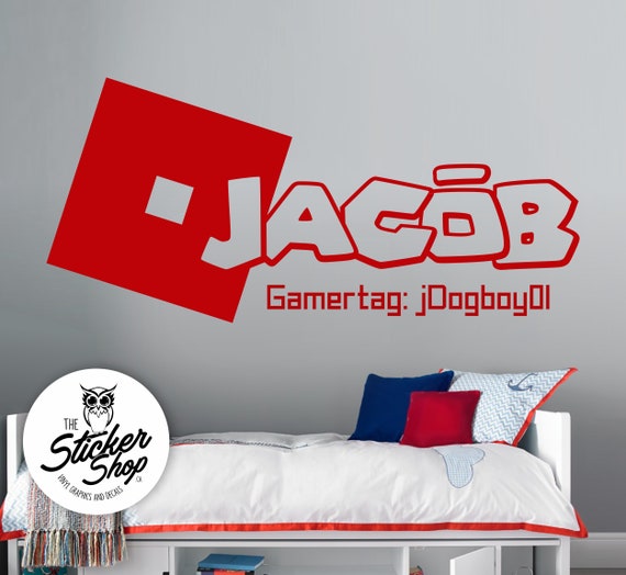 Roblox Custom Name Decal Etsy - roblox all decals