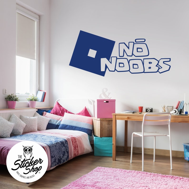 ROBLOX No Noobs Wall Decal Etsy
