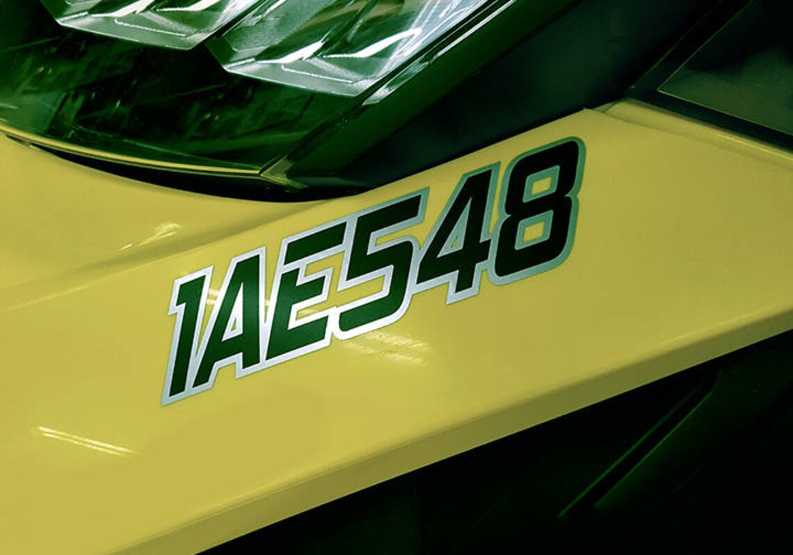 Snowmobile Registration Numbers Set of 2 one for Each Side Etsy Canada