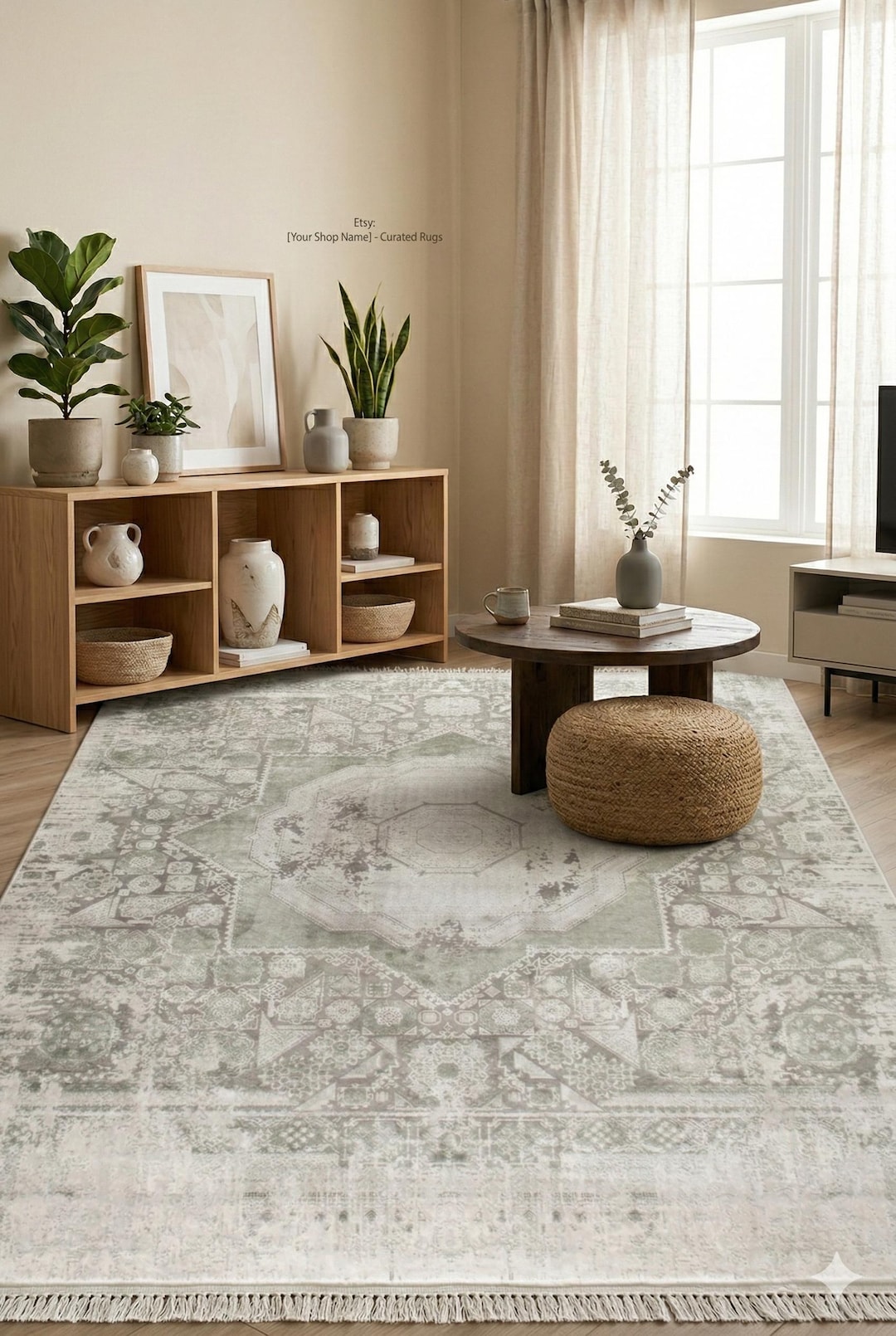 Mamluck Rug Gray Classic Mamluk Rug Made With Bamboo Yarn With Fringes , 6.6x9.8 Ft ...