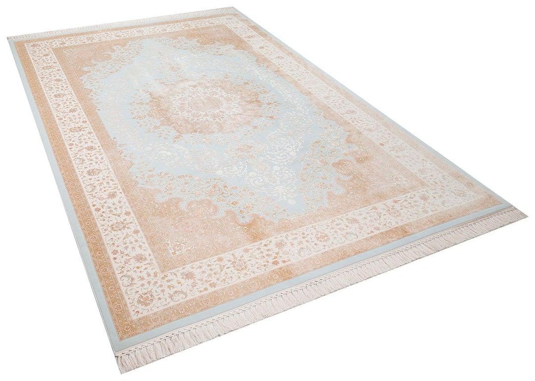 7x10 Ft, Classic Oriental Blue Medallion Rug With Fringes - Etsy Australia