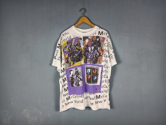 Vintage Paul McCartney All Over Print Tee