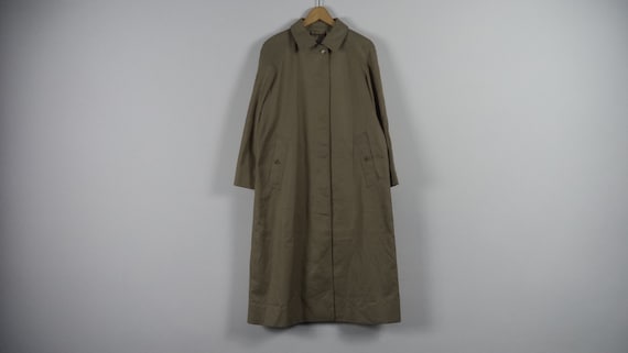 Vintage Burberrys Long Coat Size UK 16
